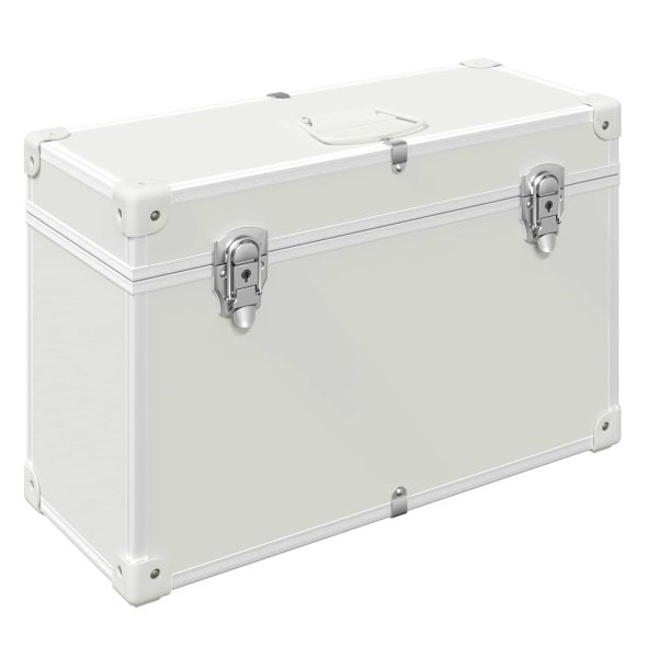 Дръжки за шкафове 12 pcs Бяло 85 x 45 мм Метал