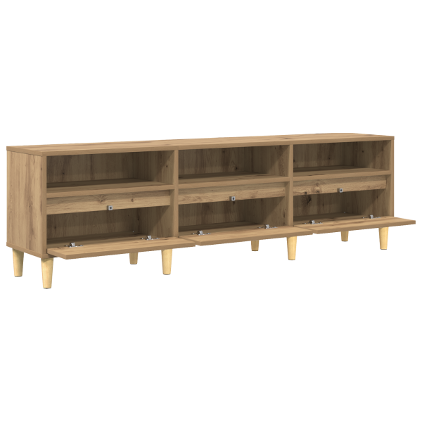 ТВ шкаф с чекмедже Дъб 150 x 30 x 45 см Инженерно дърво