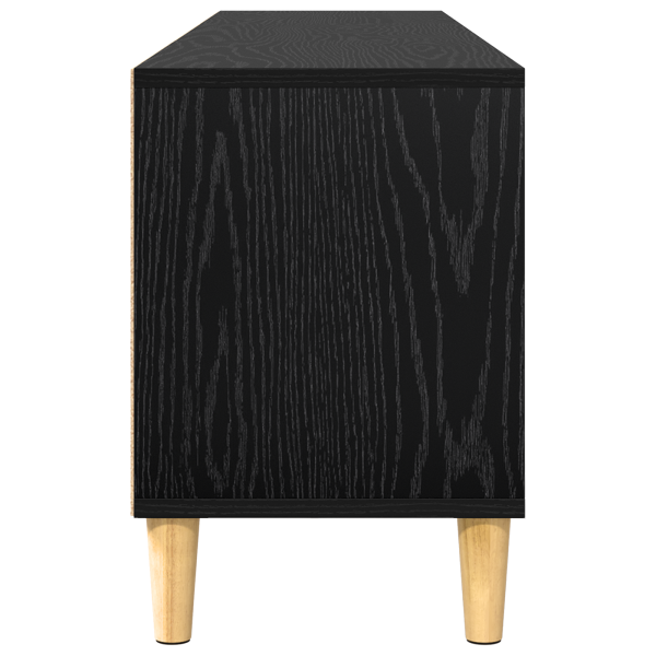 ТВ шкаф с чекмедже Черния дъб 150 x 30 x 45 см Инженерно дърво