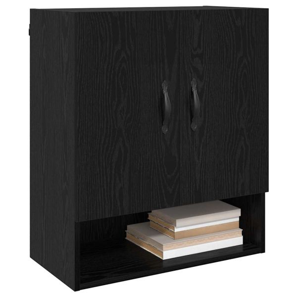 Стенно шкафче Черния дъб 60 x 31 x 70 см Инженерно дърво