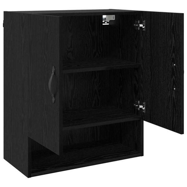 Стенно шкафче Черния дъб 60 x 31 x 70 см Инженерно дърво