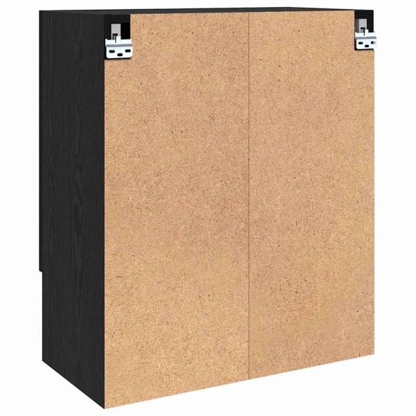 Стенно шкафче Черния дъб 60 x 31 x 70 см Инженерно дърво