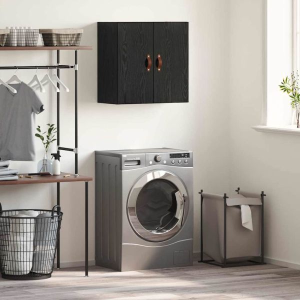 Стенен шкаф Черен дъб 60 x 31 x 60 см Инженерно дърво