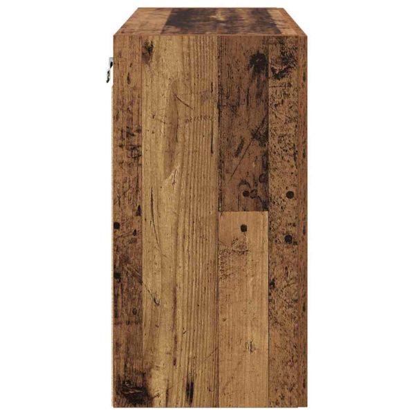 Стенно шкафче Старо дърво 60 x 31 x 60 см Инженерно дърво