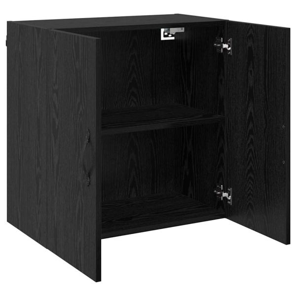 Стенно шкафче Черния дъб 60 x 31 x 60 см Инженерно дърво