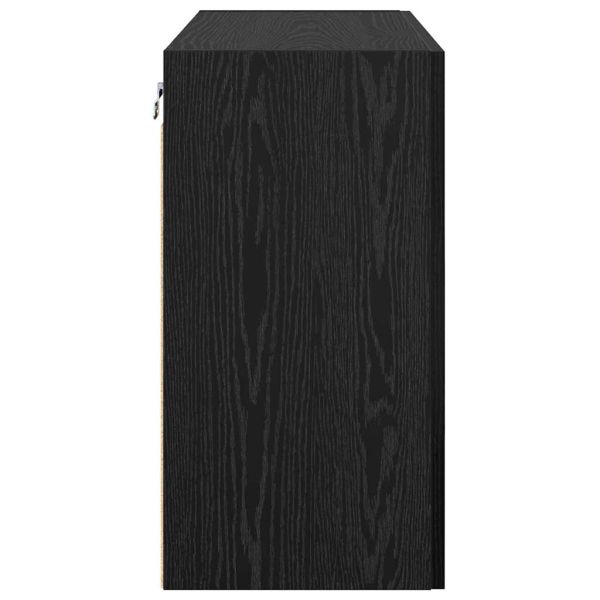 Стенно шкафче Черния дъб 60 x 31 x 60 см Инженерно дърво