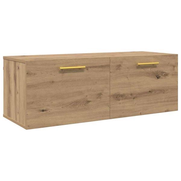 Стенен шкаф дъб артизан 100 x 36.5 x 35 cm Инженерно дърво