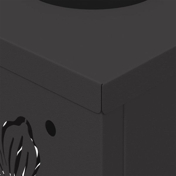 Соларна LED светлина за пътека 2 pcs Черно