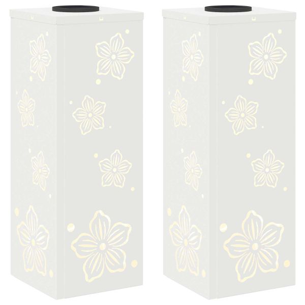 Соларна LED светлина за пътека 2 pcs Бяло