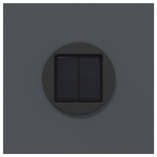 Соларна LED светлина за пътека 2 pcs Антрацит