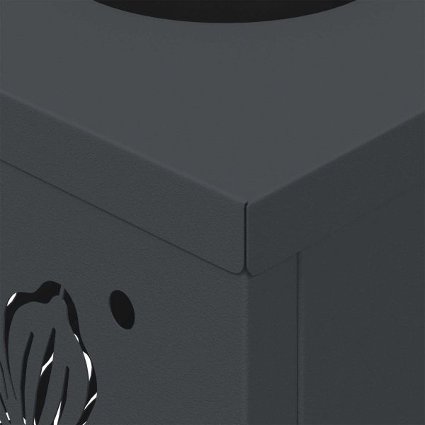 Соларна LED светлина за пътека 2 pcs Антрацит