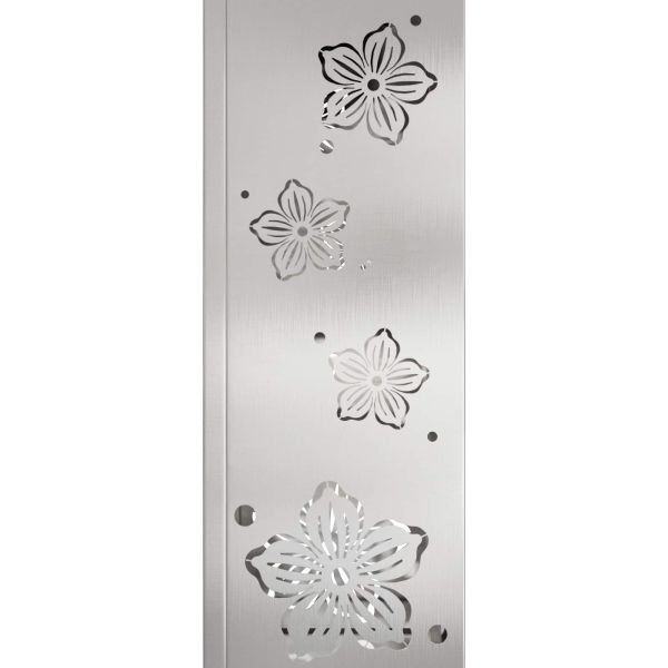 Соларна LED светлина за пътека 2 pcs Сребрист