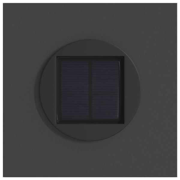 Соларна LED светлина за пътека 2 pcs Черно