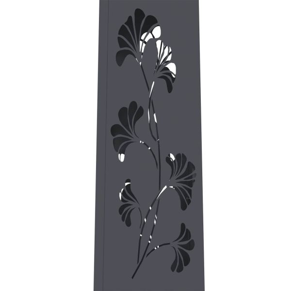 Соларна LED светлина за пътека 2 pcs Антрацит