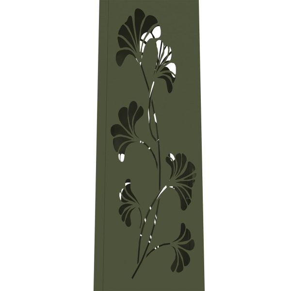 Соларна LED светлина за пътека 2 pcs Маслинено зелено