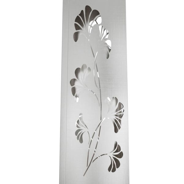 Соларна LED светлина за пътека 2 pcs Сребрист