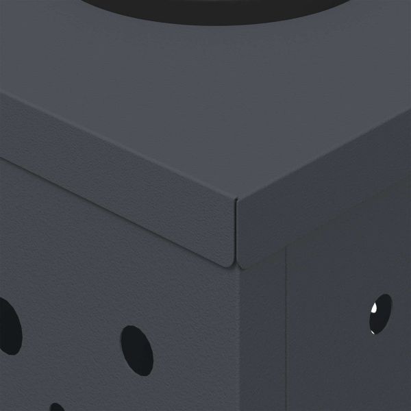 Соларна LED светлина за пътека 2 pcs Антрацит