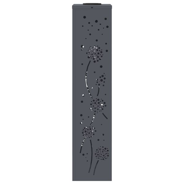 Соларна LED светлина за пътека 2 pcs Антрацит