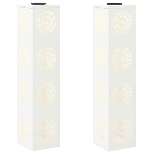 Соларна LED светлина за пътека 2 pcs Бяло