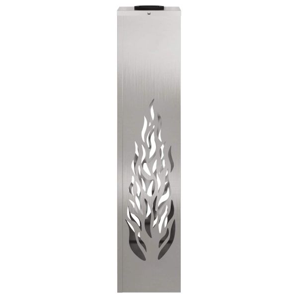 Соларна LED светлина за пътека 2 pcs Сребрист