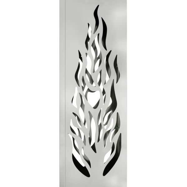 Соларна LED светлина за пътека 2 pcs Сребрист