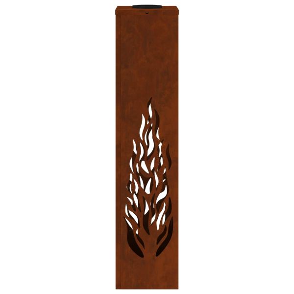 Соларна LED светлина за пътека 2 pcs Ръждясало