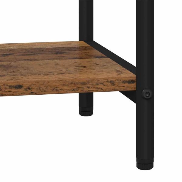 Рафт за книги Старо дърво 80 x 30 x 183 см Инженерно дърво