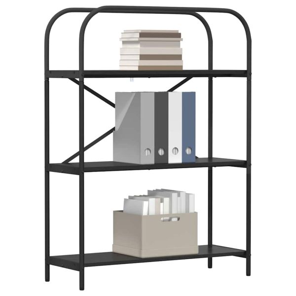 Рафт за книги Черния дъб 80 x 30 x 109 см Инженерно дърво