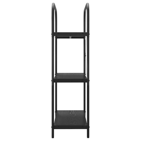 Рафт за книги Черния дъб 80 x 30 x 109 см Инженерно дърво