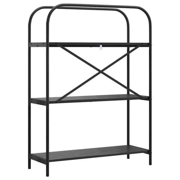 Рафт за книги Черния дъб 80 x 30 x 109 см Инженерно дърво