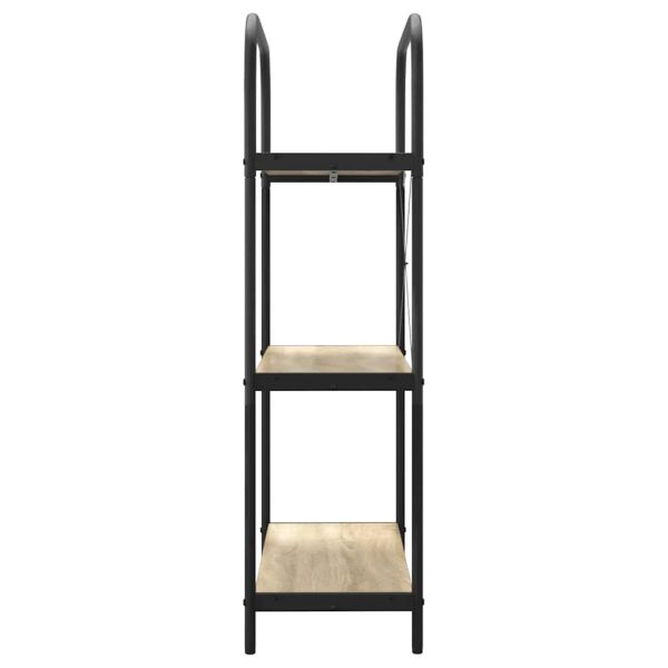 Рафт за книги Сонома дъб 80 x 30 x 109 см Инженерно дърво