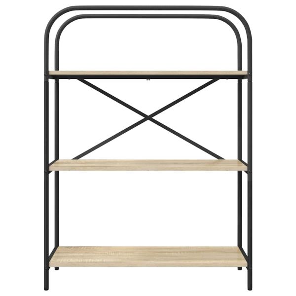 Рафт за книги Сонома дъб 80 x 30 x 109 см Инженерно дърво