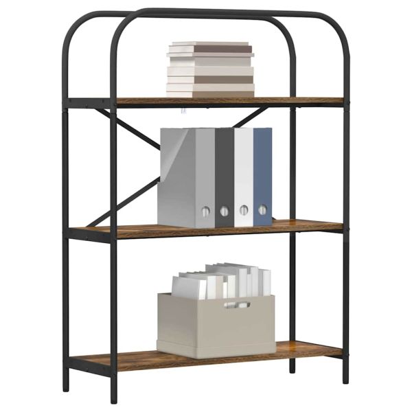 Рафт за книги Димян дъб 80 x 30 x 109 см Инженерно дърво