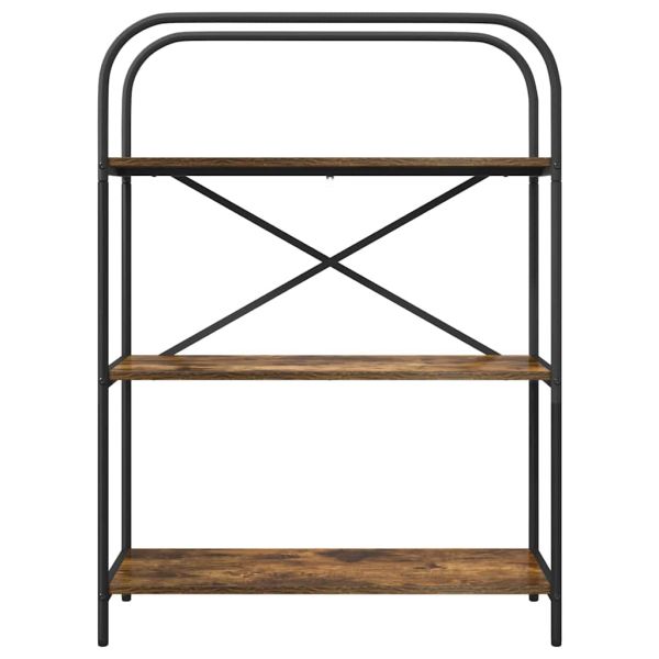 Рафт за книги Димян дъб 80 x 30 x 109 см Инженерно дърво