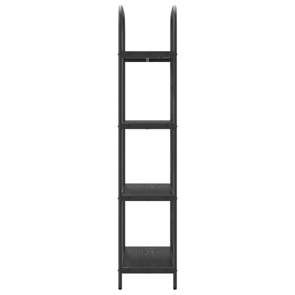 Рафт за книги Черния дъб 60 x 30 x 146 см Инженерно дърво