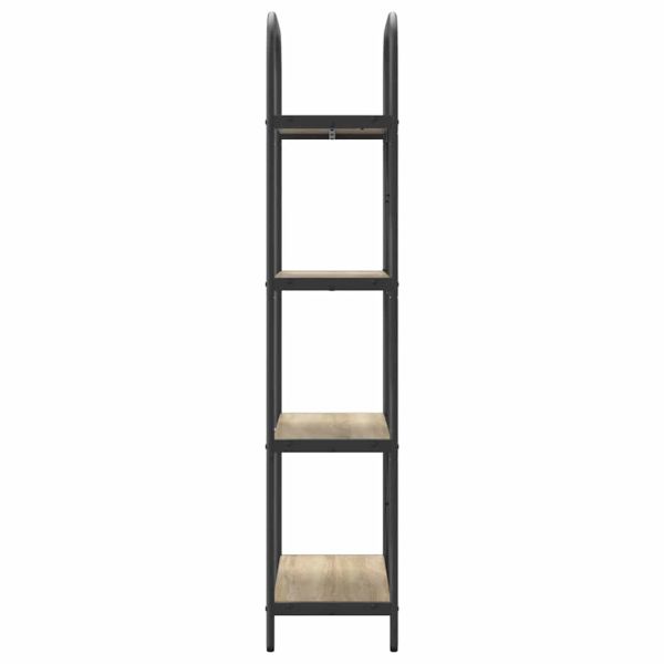 Рафт за книги Сонома дъб 60 x 30 x 146 см Инженерно дърво