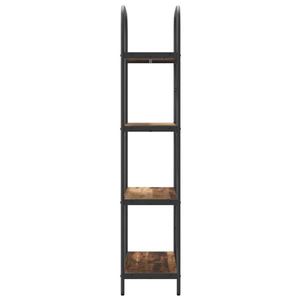 Рафт за книги Старо дърво 60 x 30 x 146 см Инженерно дърво