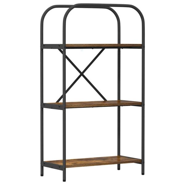 Рафт за книги Димян дъб 60 x 30 x 109 см Инженерно дърво