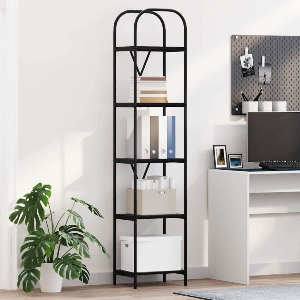 Рафт за книги Черния дъб 40 x 30 x 183 см Инженерно дърво