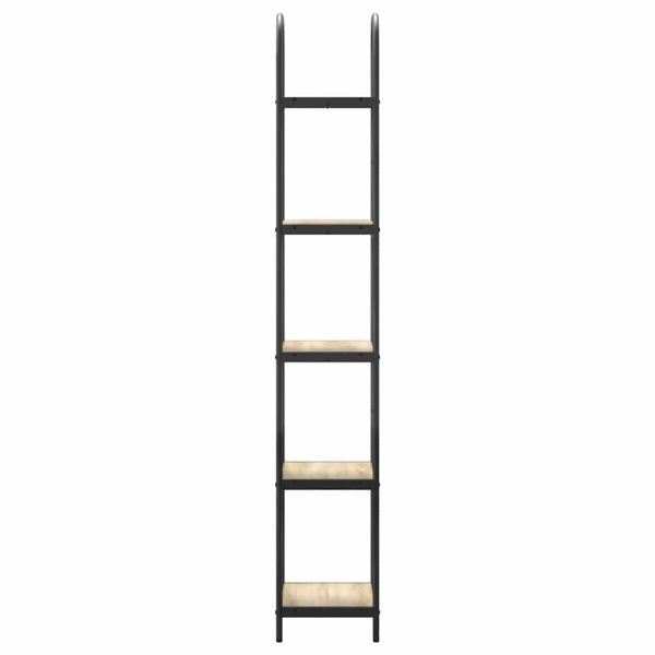 Рафт за книги Сонома дъб 40 x 30 x 183 см Инженерно дърво