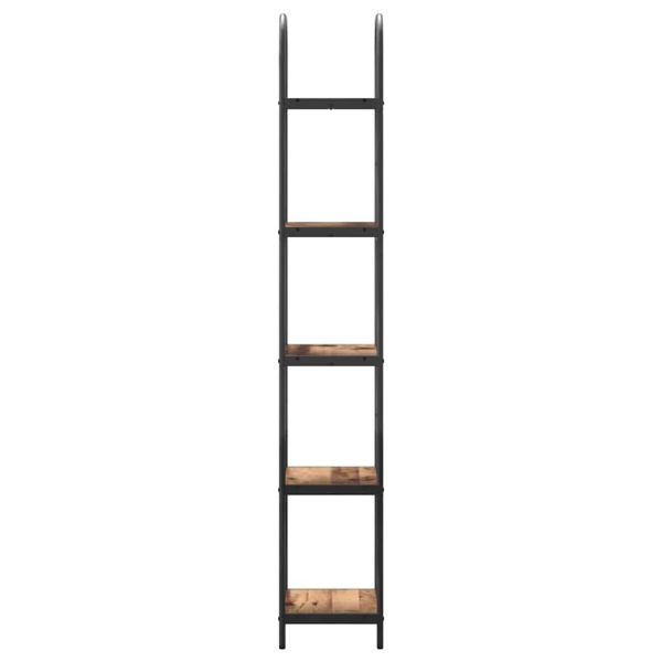 Рафт за книги Старо дърво 40 x 30 x 183 см Инженерно дърво