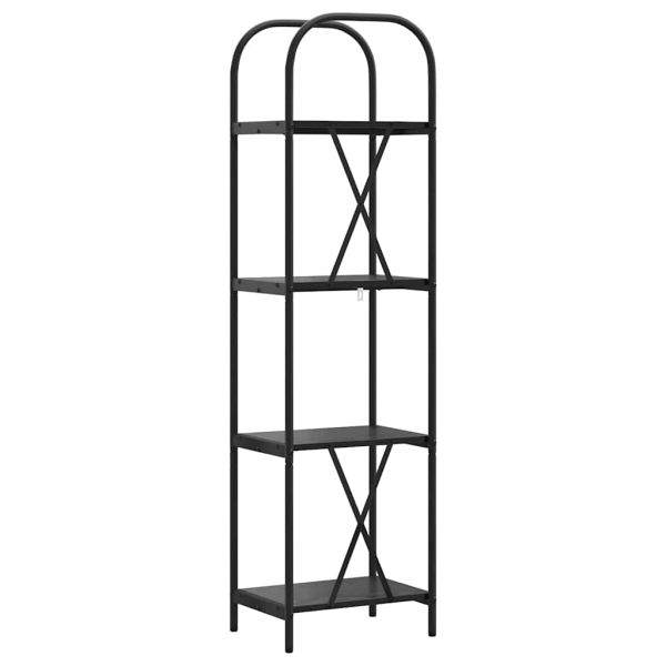 Рафт за книги Черния дъб 40 x 30 x 146 см Инженерно дърво