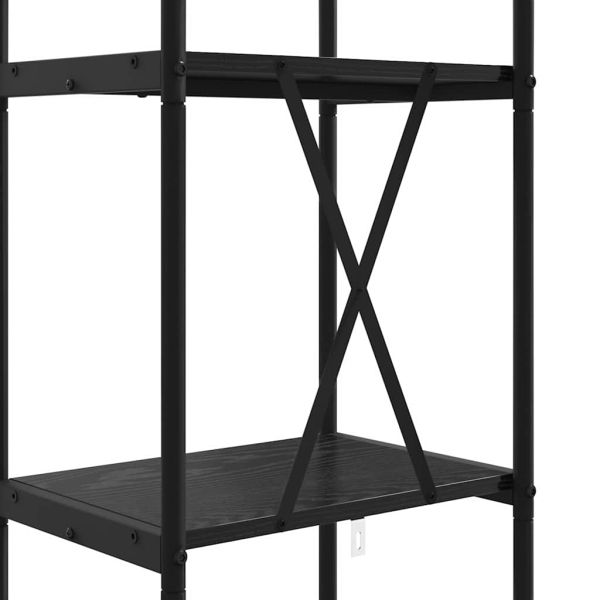 Рафт за книги Черния дъб 40 x 30 x 146 см Инженерно дърво