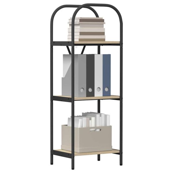Рафт за книги Сонома дъб 40 x 30 x 109 см Инженерно дърво