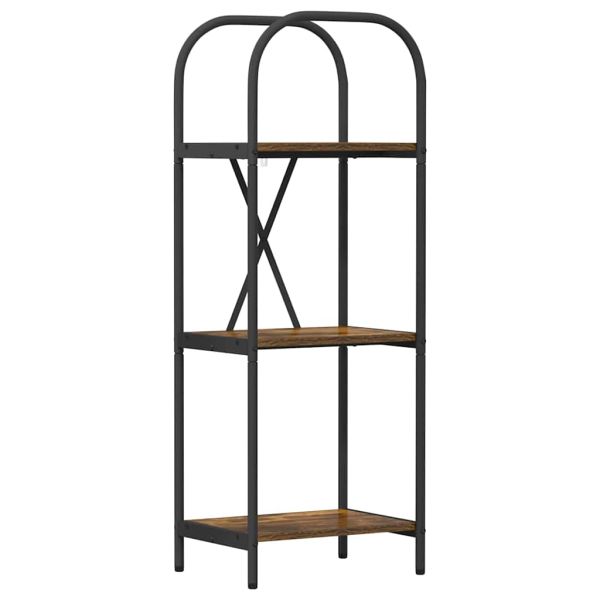 Рафт за книги Димян дъб 40 x 30 x 109 см Инженерно дърво