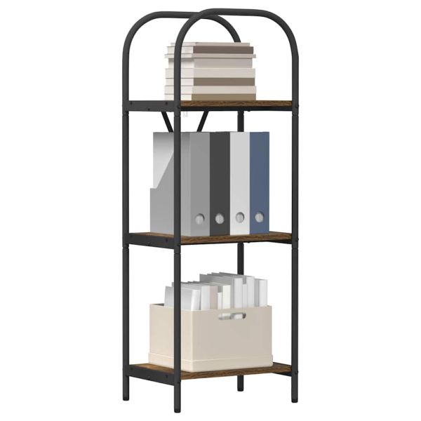 Рафт за книги Димян дъб 40 x 30 x 109 см Инженерно дърво