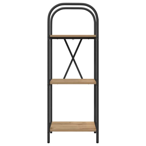 Рафт за книги Дъб 40 x 30 x 109 см Инженерно дърво