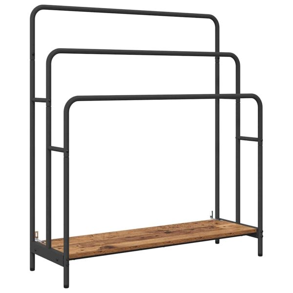 Стойка за дрехи Старо дърво 90 x 30 x 100,5 cm Инженерно дърво
