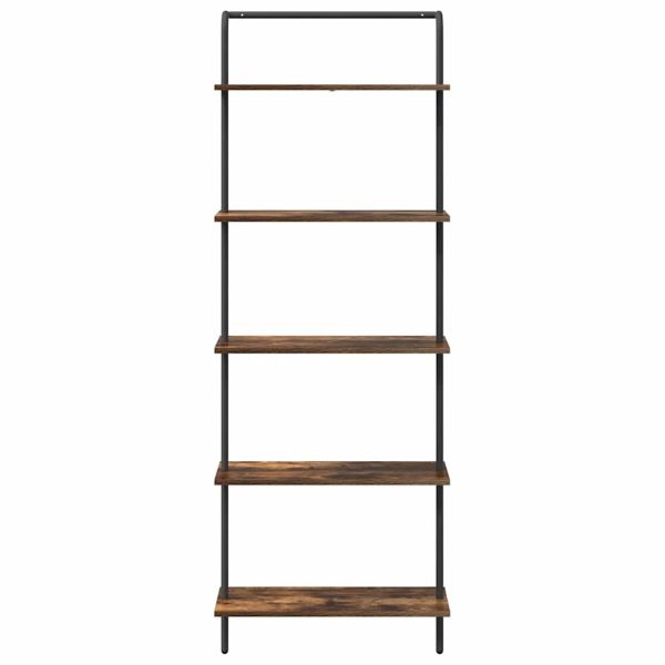 Рафт за книги Димян дъб 60 x 24 x 168 см Инженерно дърво