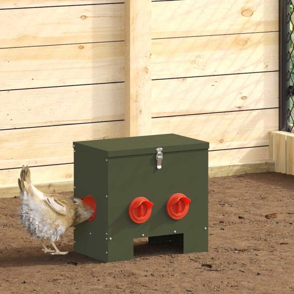 Кокошарник 2 pcs Маслинено зелено 40,5 x 25 x 38 см